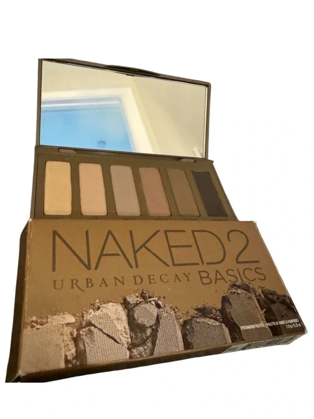 🤎NEW Urban Decay Womens Naked 2 Basics Neutral Tone Minimalist Eyeshadow Palette